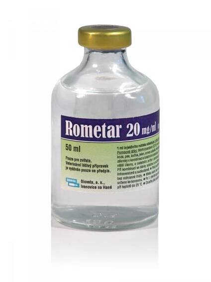 ROMETAR   20 mg/ml injekčný roztok