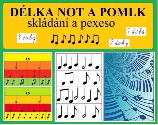 NOTY A POMLKY podle délky - Hudební výchova | UčiteléUčitelům.cz