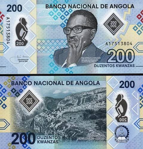 200 KWANZAS 2020 ANGOLA P160  UNC   - Sběratelství