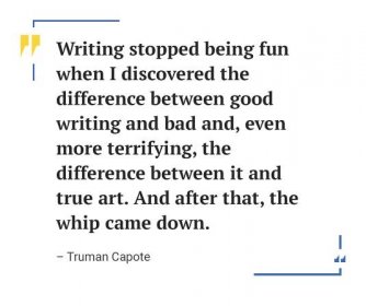 Truman Capote quote.