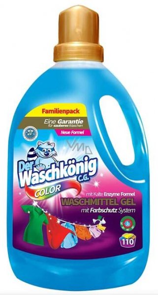 Der WaschKönig Color prací gel na praní barevného prádla 110 dávek 3,305 l