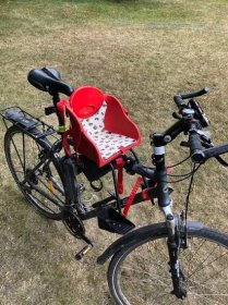 Dětská sedačka na kolo- přední retro - Cyklistika