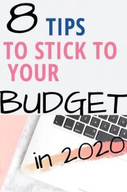 tips to stick to your budget
