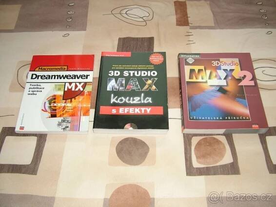 Knihy 3D Studio Max, Dreamweaver MX - Uherské Hradiště