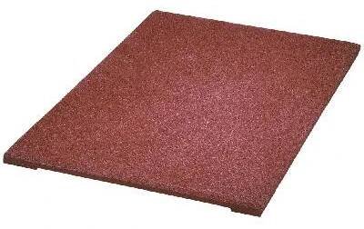 ONEK Gumová dlažba RUBBERTILE 40 x 40 x 2,5 cm červená 1 ks