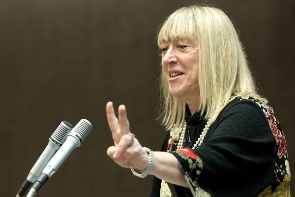  Thirteenth  Meeting of the  Mine Ban Convention Held in Geneva​  Jody Williams  addresses the thirteenth Meeting of States Parties to the Anti-Personnel Mine Ban Convention (13MSP) in Geneva.​  02 December 2013​  Geneva, Switzerland