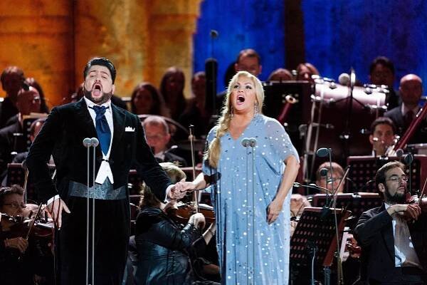 Anna Netrebko a Yusif Eyvazov Berlín 2017 - Z filmu - Yusif Eyvazov, Anna Netrebko