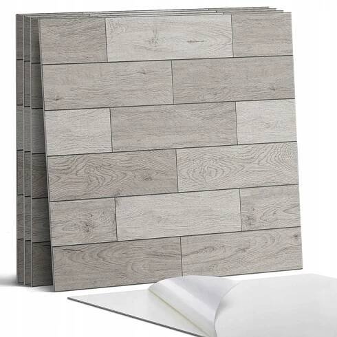 Sada PVC vinylových dlaždic Desky v odstínech dřeva 4 ks 50x50 cm