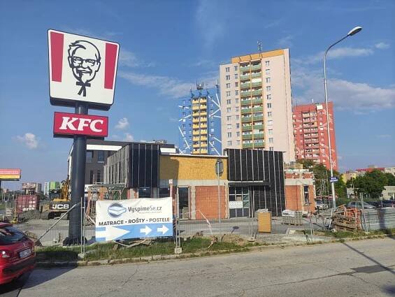 Novostavba restaurace KFC Ostrava-Dubina