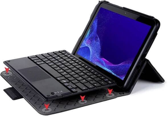 B2Bworkplace Verde klávesnice k tabletu včetně ochranného coveru Vhodné pro značku (tablet): Samsung Galaxy Tab Active