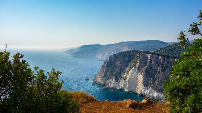 Výlety k vyhlídkám u Keri, Zakynthos, Řecko