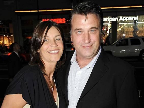 Joanne Smith-Baldwin and actor Daniel Baldwin arrive at the premiere of HBO Films' 'Grey Gardens' 