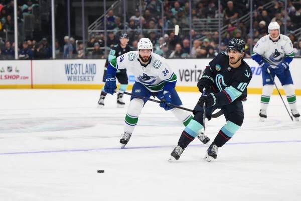 NHL: Vancouver Canucks at Seattle Kraken