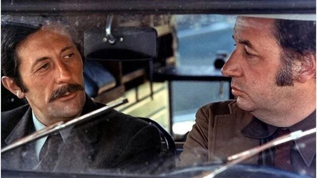 Jean Rochefort a Philippe Noiret ve filmu Hodinář od sv. Pavla (1974)