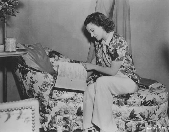 Janet Gaynor - Láska a mládí - Z natáčení