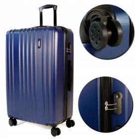 Cestovní kufr na kolečkách Velký XXL Prémiové zavazadlo