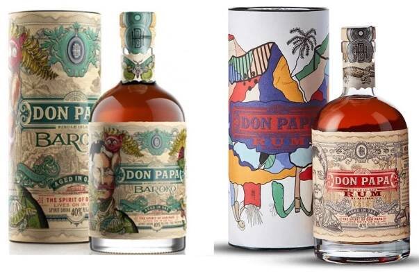 Aukce Don Papa Etui Eglusha & Baroko 2×0,7l 40%
