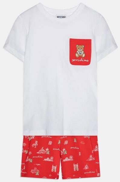 SET - Teplákové kalhoty - poppy