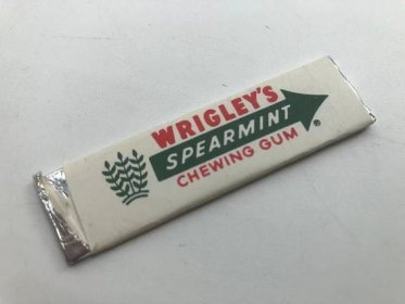 Stará nerozbalená plátková žvýkačka WRIGLEY'S SPEARMINT - Chewing Gum - Ostatní sběratelské předměty