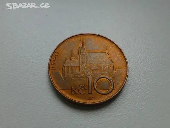 10 Kč 1995 - STAV !!!!