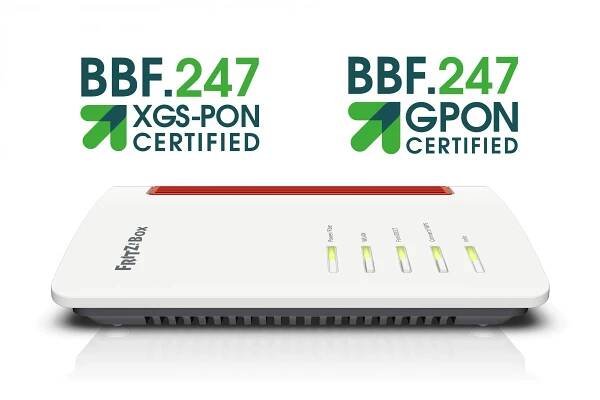 FRITZ!Box 5530 (WITH SFP XGSPON) bezdrátový router Gigabit Ethernet Dvoupásmový (2,4 GHz / 5 GHz) Bílá (20002959)
