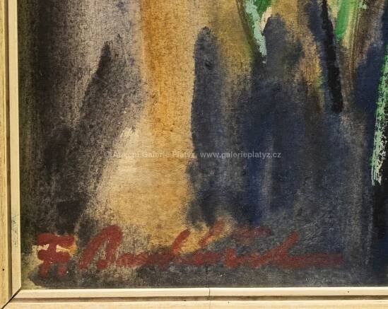 František Bukáček / Kytice - detail aukce « Aukce « Aukční Galerie Platýz