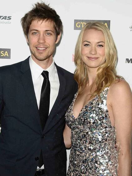 Tim Loden and actress Yvonne Strahovski attend the 2011 G'Day USA Los Angeles black tie gala