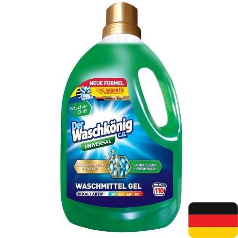 Waschkönig prací gel 110 dávek Universal 3,305 l | LacinaDrogerie.cz