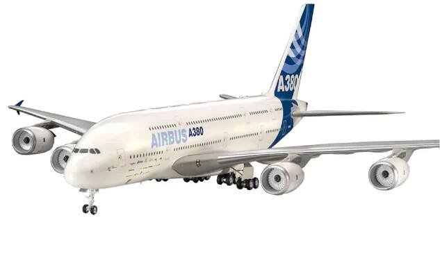 Revell Plastikový model letadla Airbus A380 'New Livery' (First Flight)