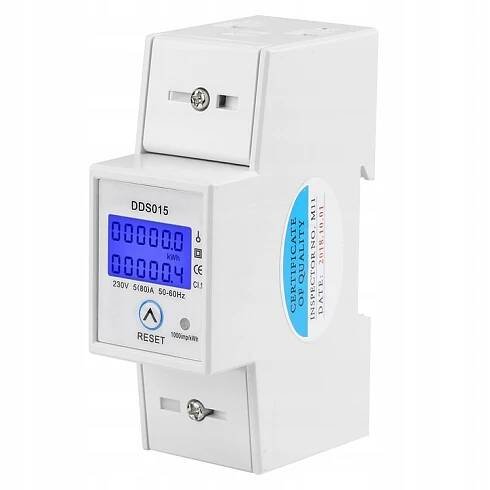 JEDNOFÁZOVÝ ELEKTROMĚR PROUDU 5(80)A 1F 230V AC