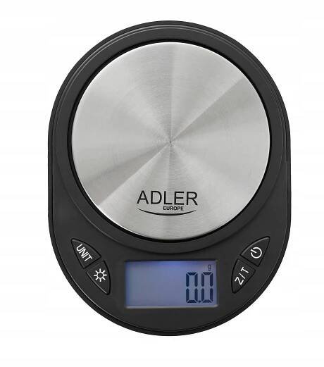 Adler AD 3162 / zlatnická digitální váha / Přesnost 0.1 g / Maximálně 750 g / g & ct & dwt & ozt & oz & gn