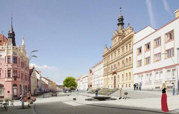 Rekonstrukce centra Strakonic startuje. Proměna náměstí potrvá přes rok