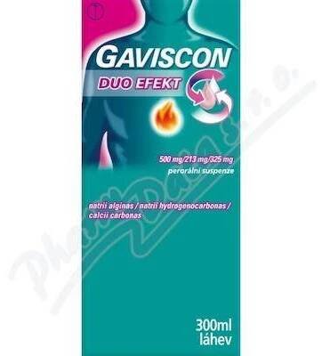 GAVISCON DUO EFEKT 500MG/213MG/325MG POR SUS 1X300 ML I