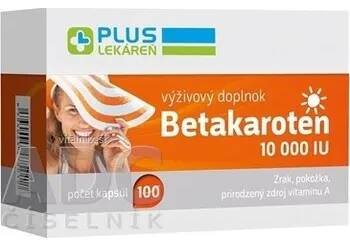 PLUS LÉKÁRNA Betakaroten 10 000 IU cps 100 ks