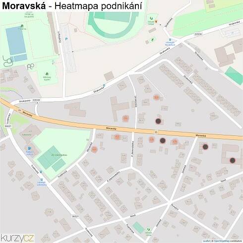 Moravská - mapy | Kurzy.cz