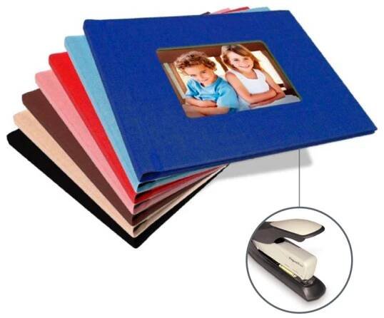 Desky na fotoknihu 15x20 sametově černá - Unibind/Peleman