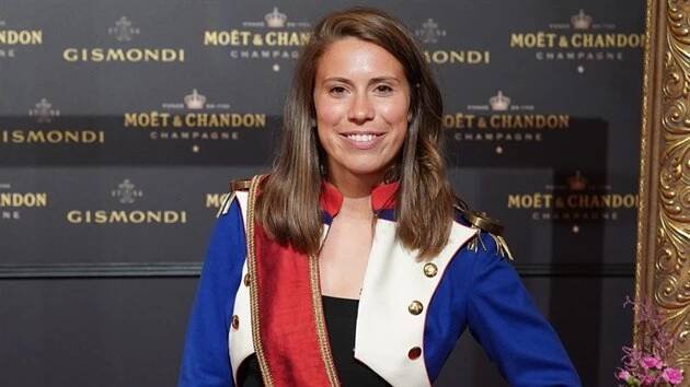 Eva Samková na Moet & Chandon Party (MFF KV 2019, Hotel Imperial, Karlovy Vary, 1. července 2019)