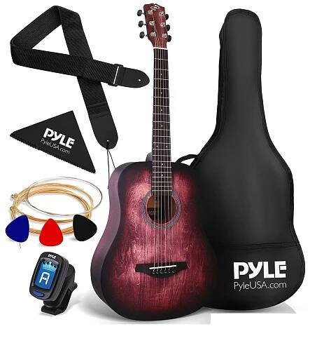 PYLE 34" Beginners 6-String Acoustic Guitar Instruction Manual