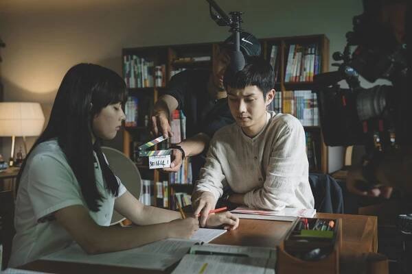 Seung-min Hyeon, Woo-shik Choi - Parazit - Z natáčení