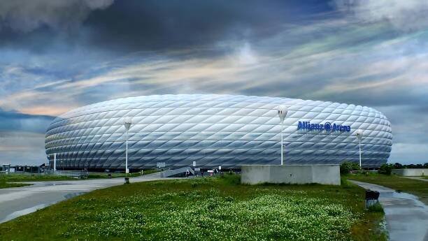 allianz arena mnichov - allianz arena - stock snímky, obrázky a fotky