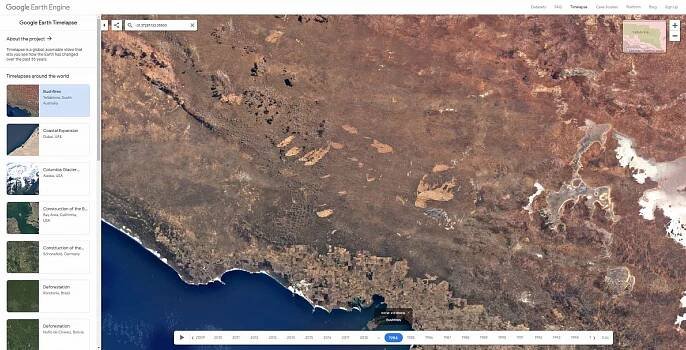 Úchvatný Google Earth Timelapse ukáže, jak se Země měnila od roku 1984 - Cnews.cz