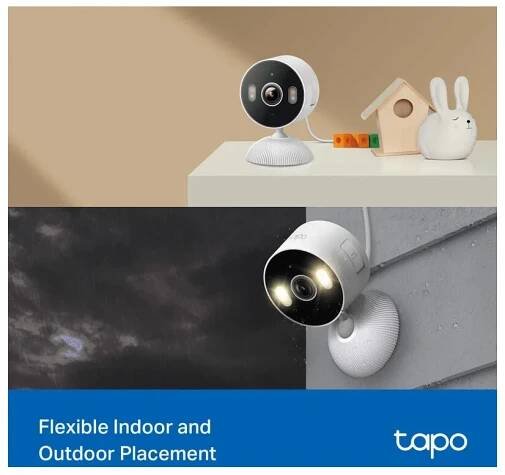 TP-Link Tapo C113: Vnitřní i venkovní Wi-Fi kamera s barevným nočním viděním a chytrou AI ochranou