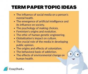 ideas for term paper topics