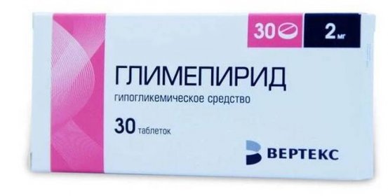 Glimepirid tablety