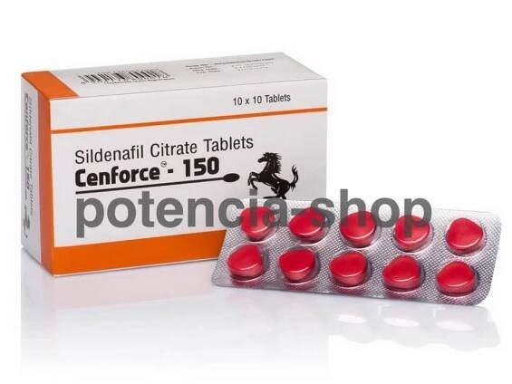 Krabička a blister tabliet Cenforce 150 mg na erektilnú dysfunkciu