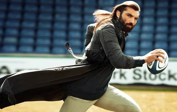 Giampaolo Vimercati Sports & Equestrian Photography - RUGBY PLAYER SEBASTIEN CHABAl FOR VANITY FAIR