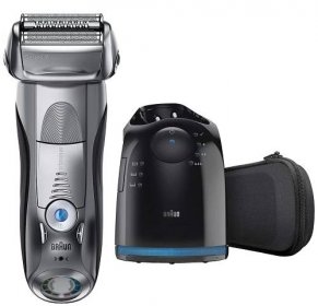Braun Electric Razor for Men, Series 7 790cc Electric Shaver with Precision Trimmer, Rechargeable, Wet & Dry Foil Shaver, Clean & Charge Station and Travel Case