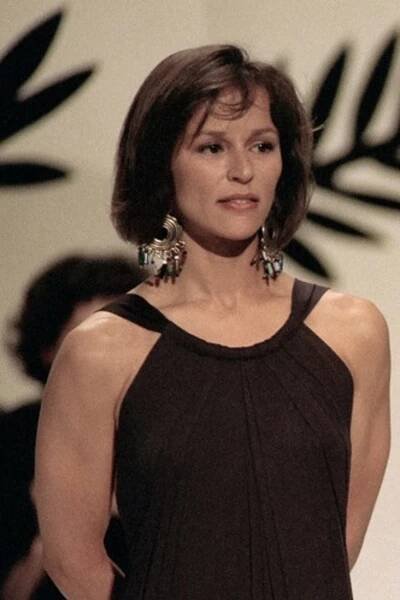 Herečka Christine Boissonová na festivalu v Cannes v roce 1990