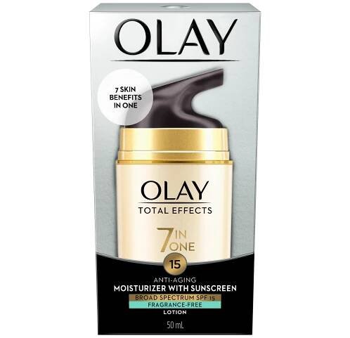 Total Effects Fragrance-Free Moisturizer With Sunscreen Broa...
