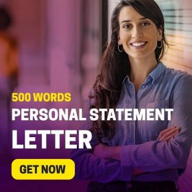 Personal Statement Letter - 500